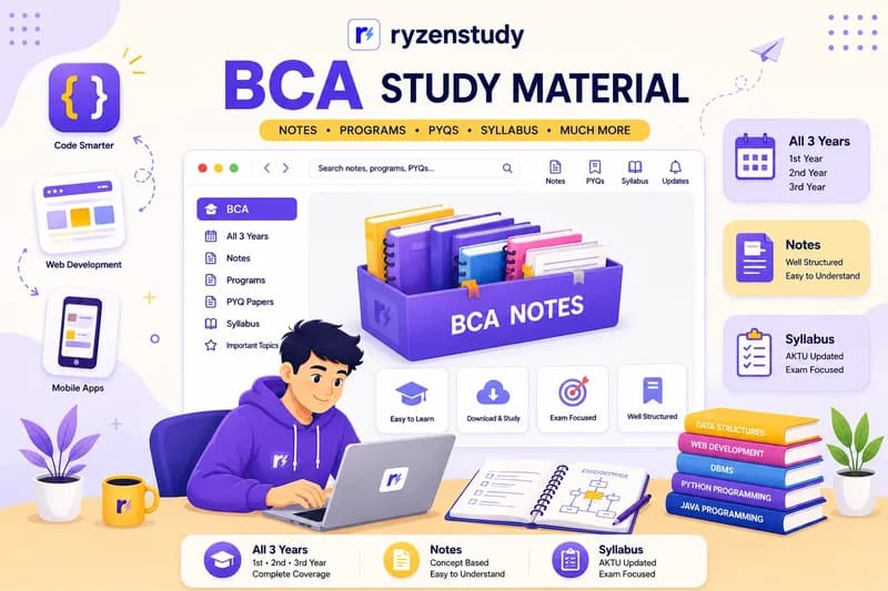 AKTU BCA Study Material