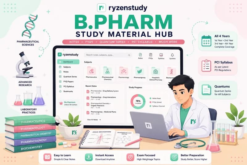 AKTU B.Pharm Study Material